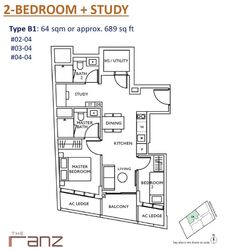 THE RANZ (D8), Apartment #481842481